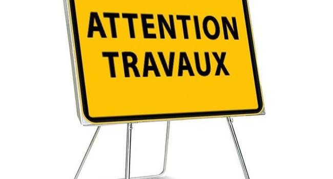 Travaux de réfection de rues Attention travaux