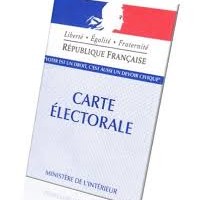 Carte d'électeur 2019