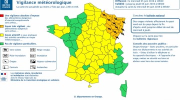 Carte de vigilance 05062019