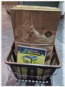 Distribution des sacs kraft Smictom-Sacs kraft