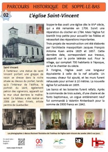 Image panneau parcours historique église